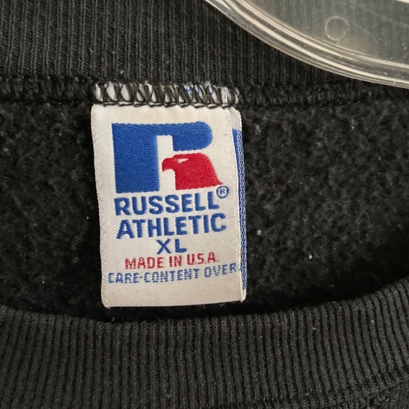 Vintage Mens Russell Yellowstone Sweatshirt XL Black - Picture 3 of 6